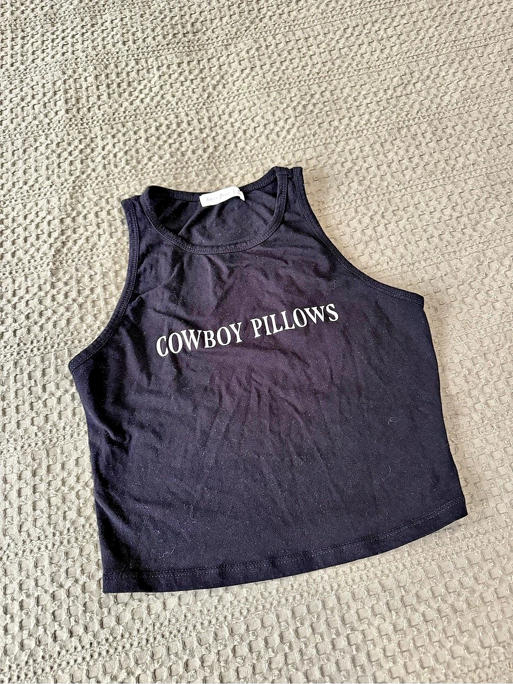 Cowboy Pillows Tank Top Black